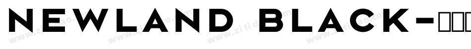 Newland Black字体转换